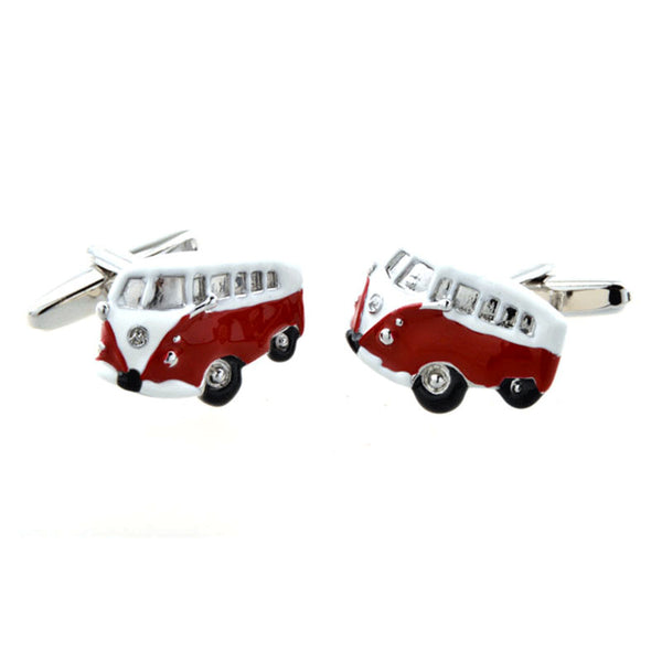 Car Logo Traffic Enamel Dropping Glue Cufflinks