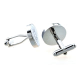 Interesting Skull Enamel Dropping Glue Cufflinks