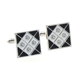 Enamel Dropping Glue Cufflinks