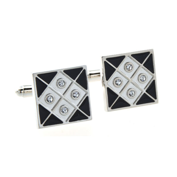 Enamel Dropping Glue Cufflinks
