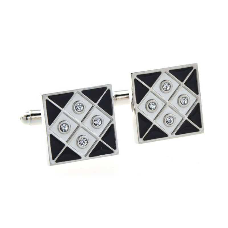 Enamel Dropping Glue Cufflinks