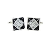 Enamel Dropping Glue Cufflinks