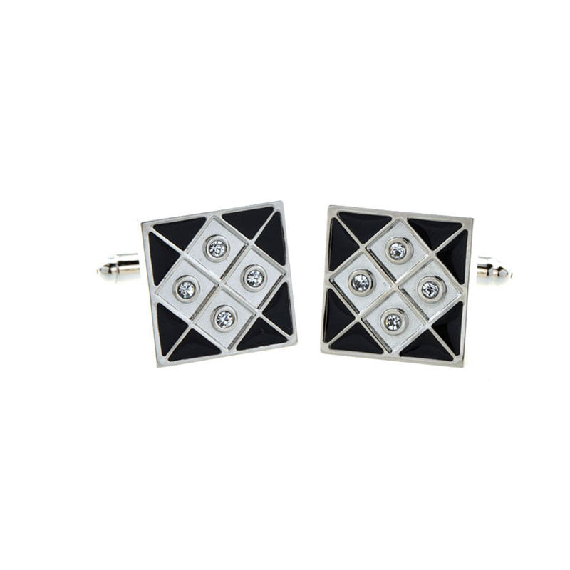 Enamel Dropping Glue Cufflinks