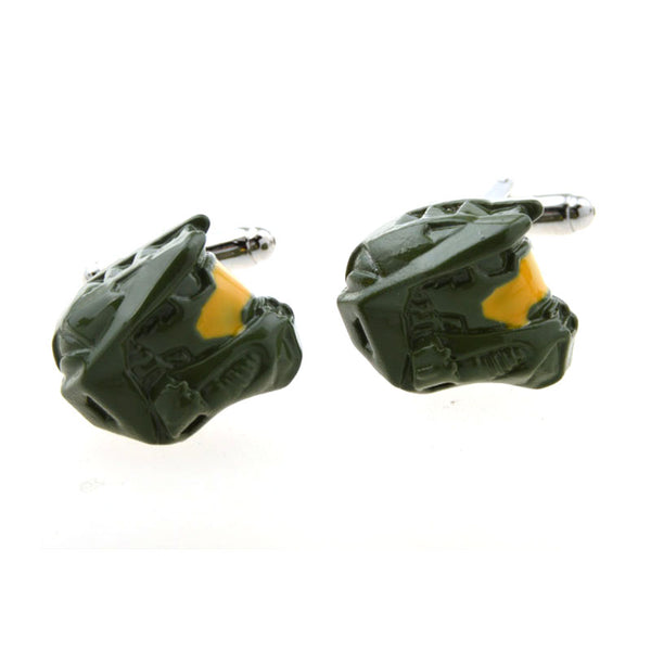 Military Tools Grease Baking Paint Cufflinks