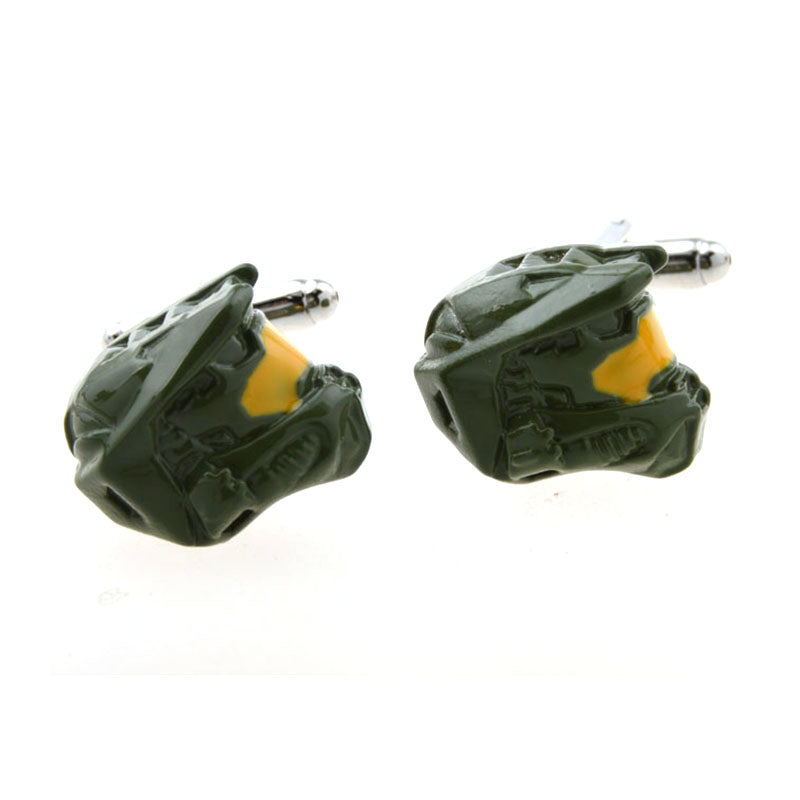 Military Tools Grease Baking Paint Cufflinks