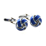 Laser Laser Chinese Knot Enamel Dropping Glue Cufflinks