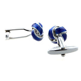 Laser Laser Chinese Knot Enamel Dropping Glue Cufflinks