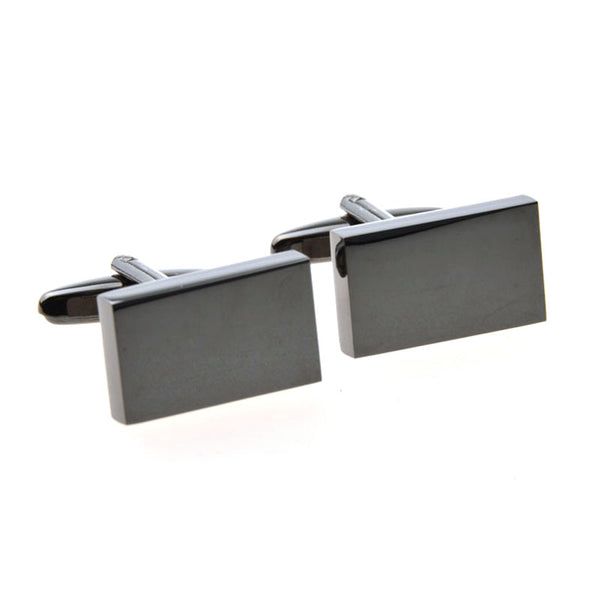 Plain Colour Metal Cufflinks