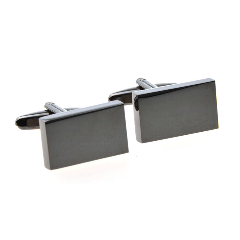 Plain Colour Metal Cufflinks
