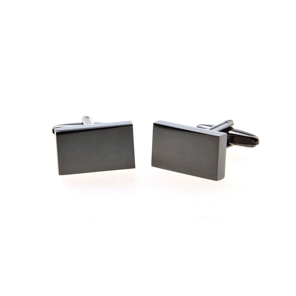 Plain Colour Metal Cufflinks