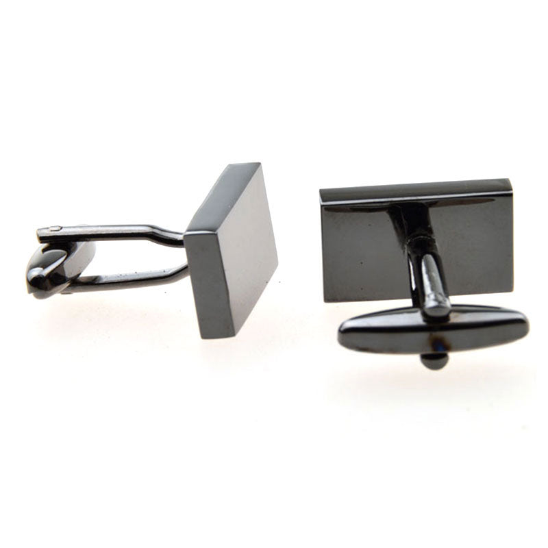 Plain Colour Metal Cufflinks