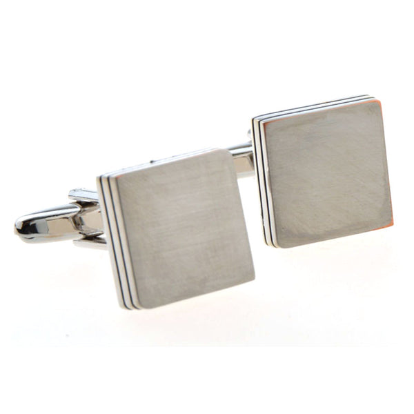 Plain Colour Metal Cufflinks