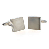 Plain Colour Metal Cufflinks