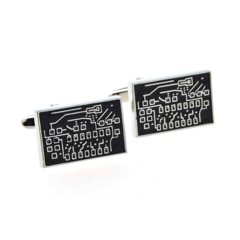 Military Tools Enamel Dropping Glue Cufflinks
