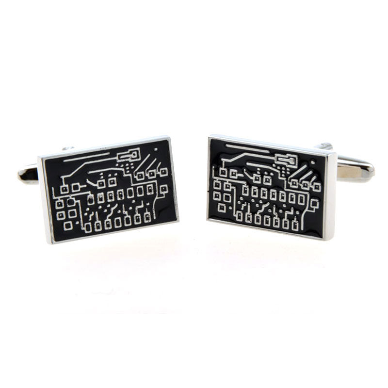 Military Tools Enamel Dropping Glue Cufflinks