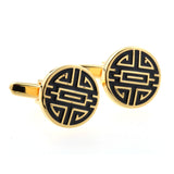 Enamel Dropping Glue Cufflinks