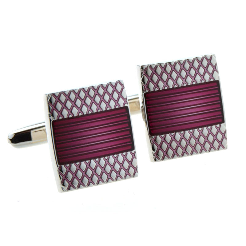 Enamel Dropping Glue Cufflinks
