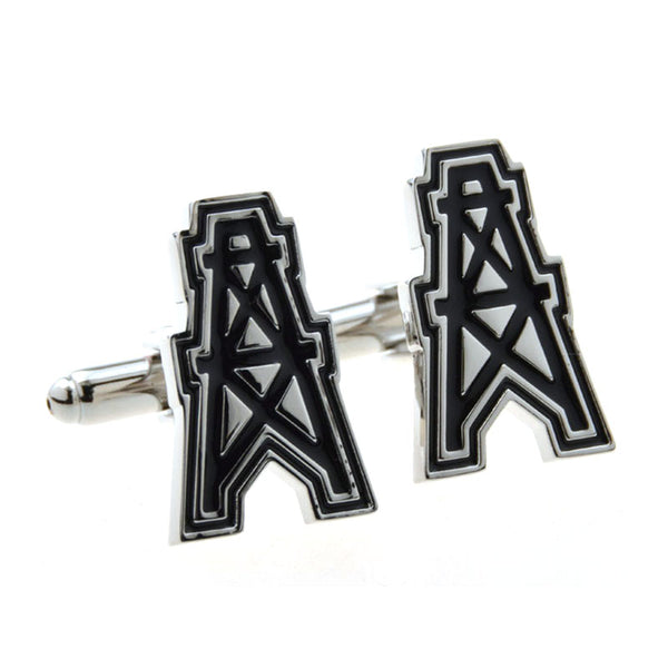 Enamel Dropping Glue Cufflinks