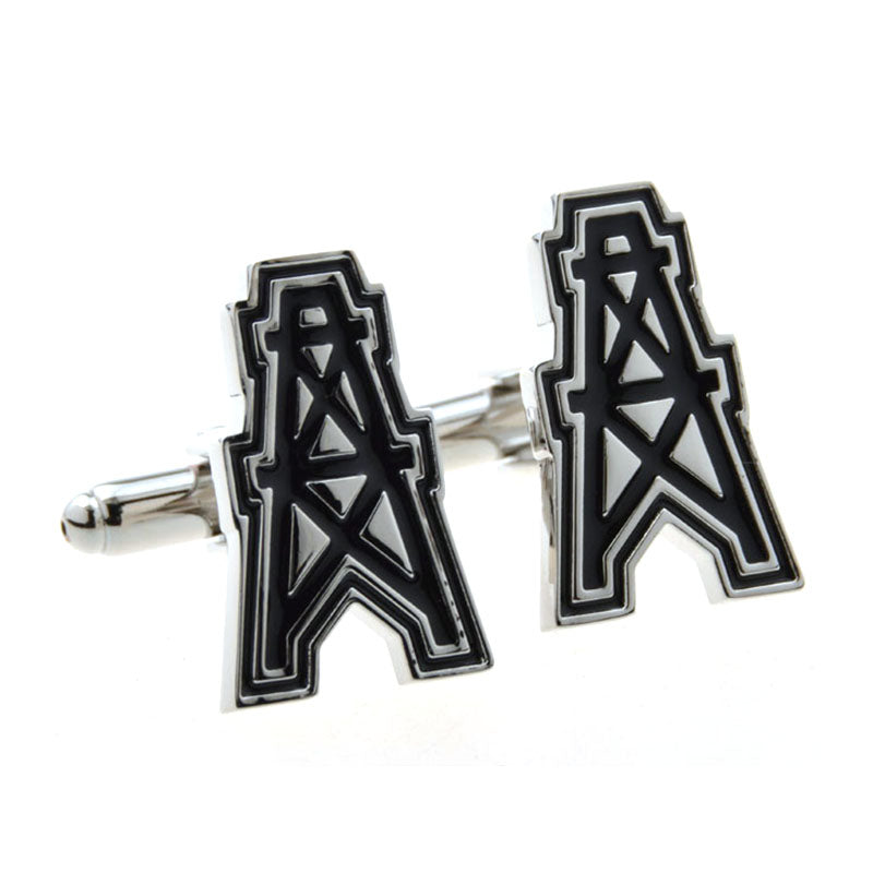 Enamel Dropping Glue Cufflinks