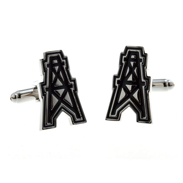 Enamel Dropping Glue Cufflinks