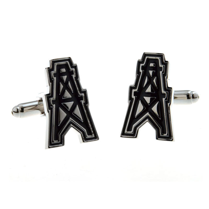 Enamel Dropping Glue Cufflinks