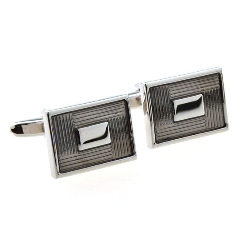Enamel Dropping Glue Cufflinks