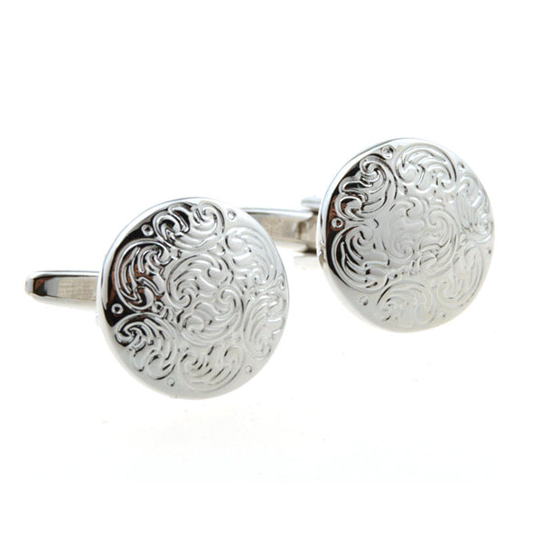 Plain Colour Metal Cufflinks