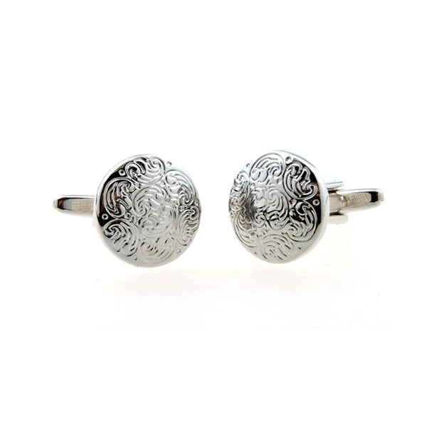 Plain Colour Metal Cufflinks