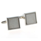 Plain Colour Metal Cufflinks