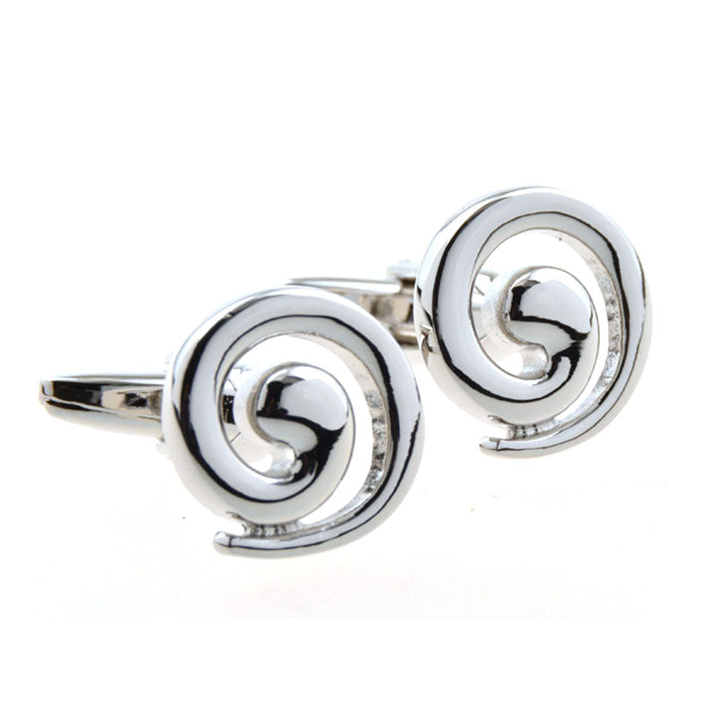 Plain Colour Metal Cufflinks