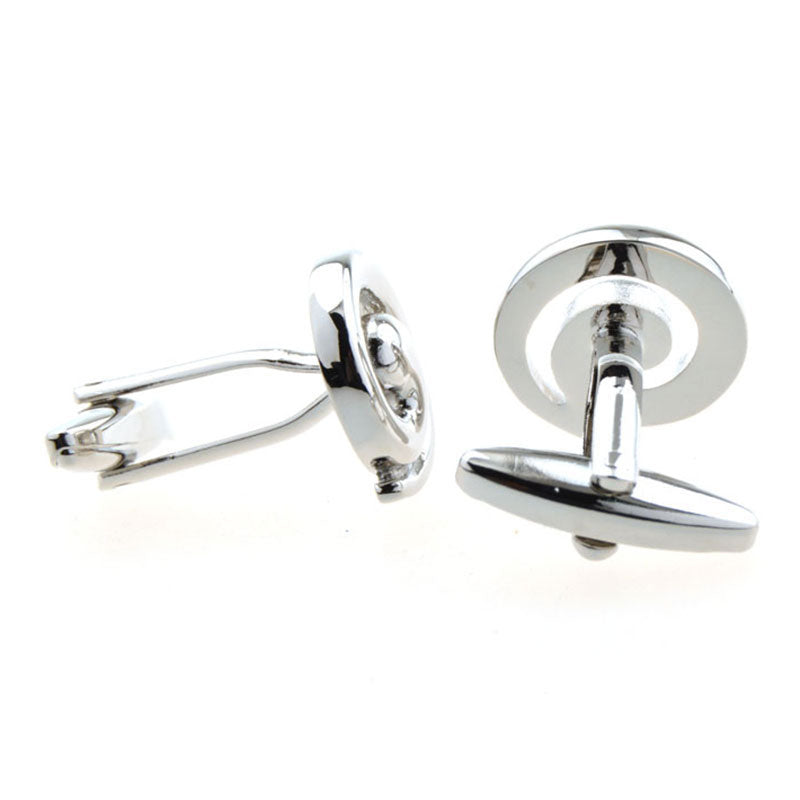 Plain Colour Metal Cufflinks
