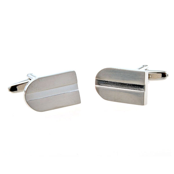Plain Colour Metal Cufflinks