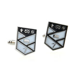 Enamel Dropping Glue Cufflinks