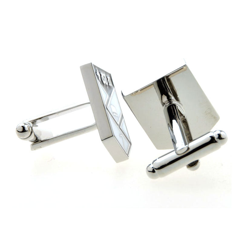 Enamel Dropping Glue Cufflinks