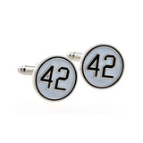 Enamel Dropping Glue Cufflinks