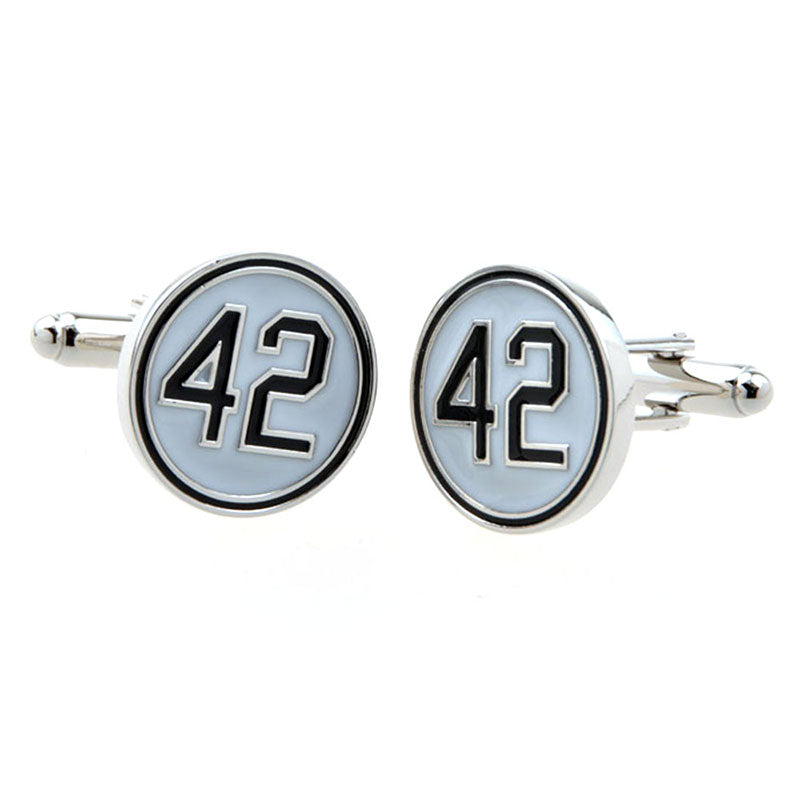 Enamel Dropping Glue Cufflinks