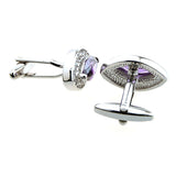 Crystal Zircon Cufflinks