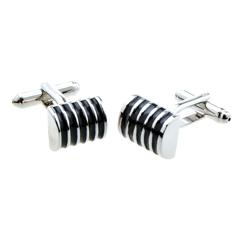 Enamel Dropping Glue Cufflinks