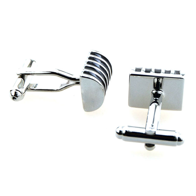 Enamel Dropping Glue Cufflinks