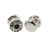Crystal Zircon Collar Studs