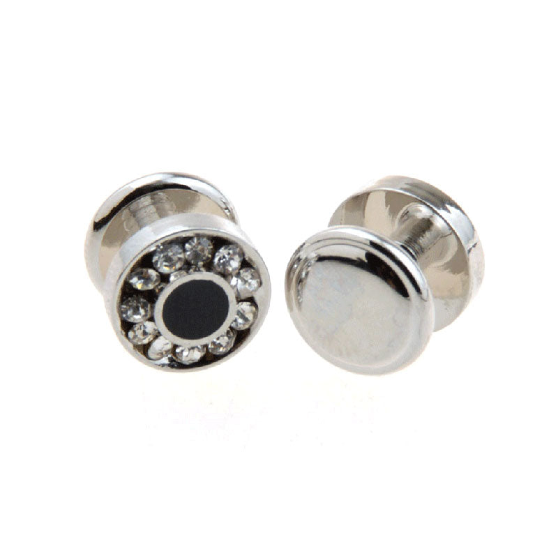 Crystal Zircon Collar Studs