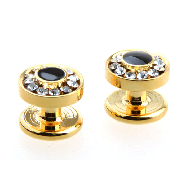 Crystal Zircon Collar Studs