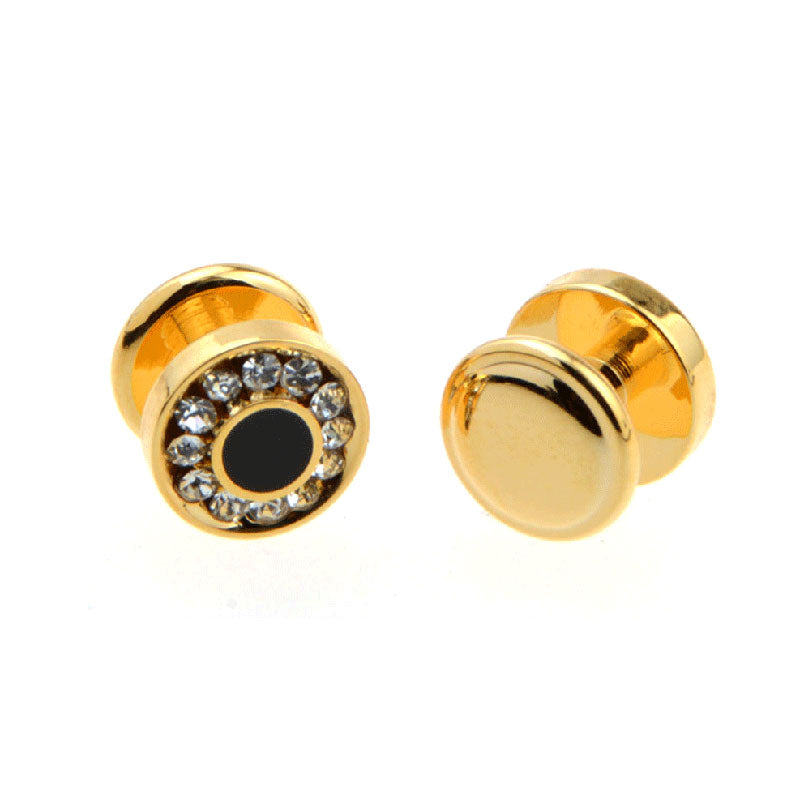 Crystal Zircon Collar Studs