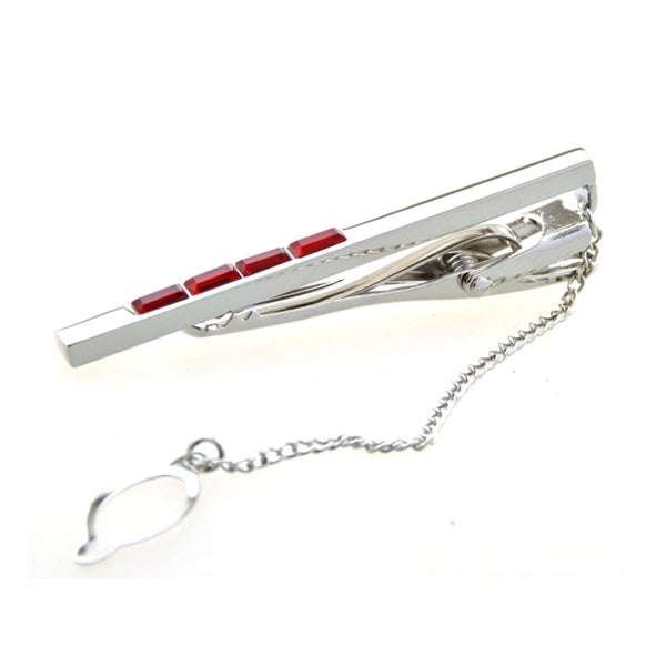 Crystal Zircon Tie Bars