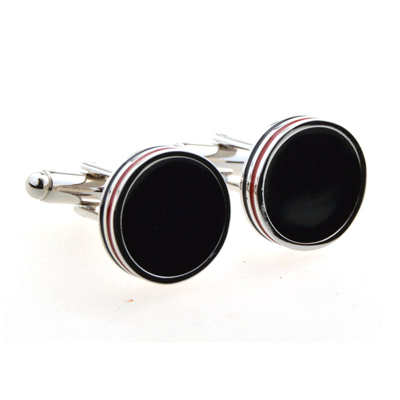 Enamel Dropping Glue Cufflinks