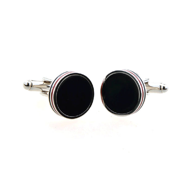 Enamel Dropping Glue Cufflinks