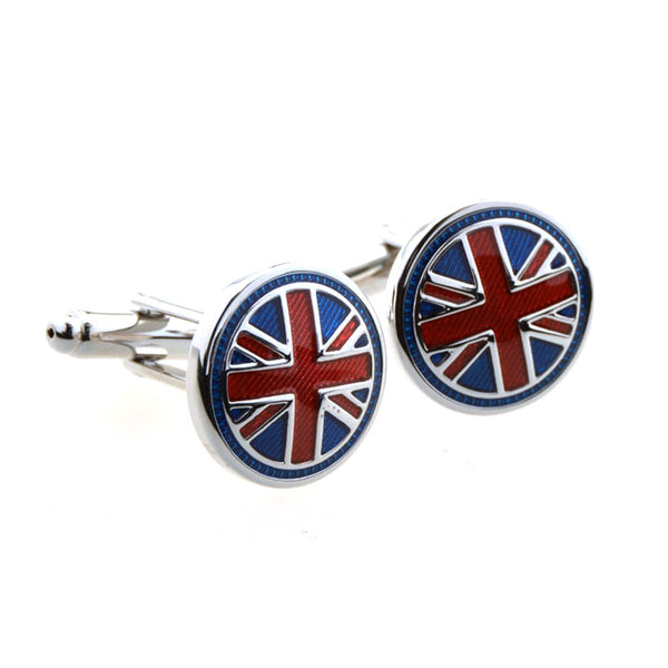 National Flag Music Enamel Dropping Glue Cufflinks