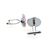 National Flag Music Enamel Dropping Glue Cufflinks