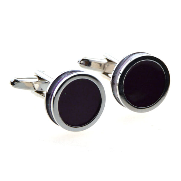 Enamel Dropping Glue Cufflinks