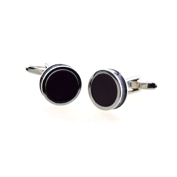 Enamel Dropping Glue Cufflinks